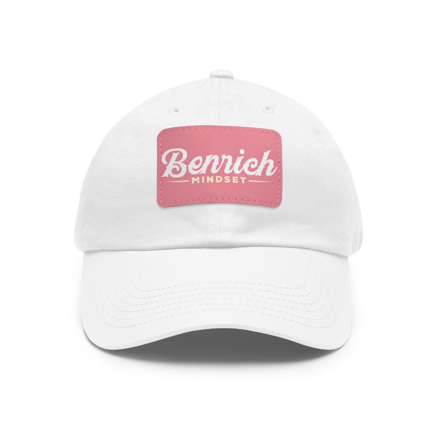 Dad Hat with Leather Patch (Rectangle)